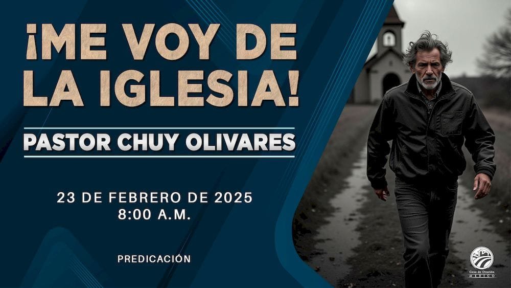 ¡Me voy de la iglesia!