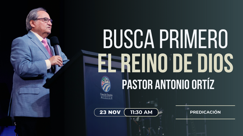 Busca primero el reino de Dios