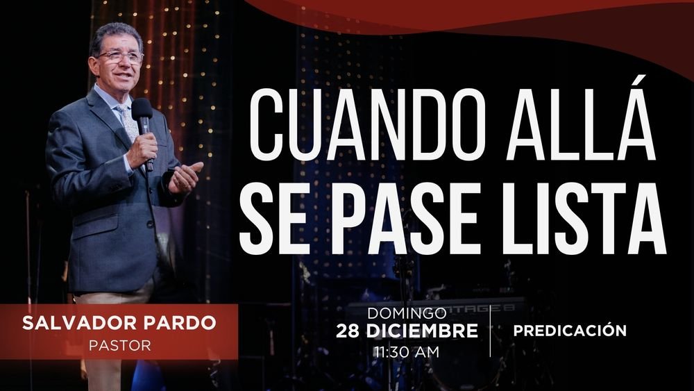 Cuando allá se pase lista