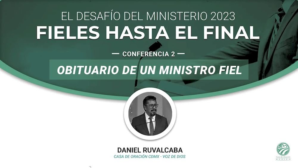 Obituario de un ministro fiel