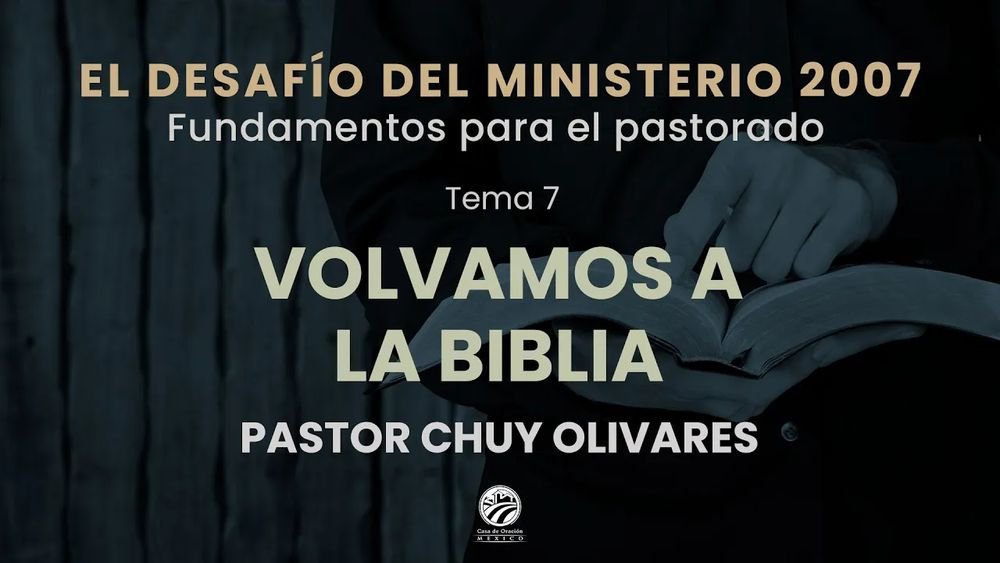 Volvamos a la Biblia