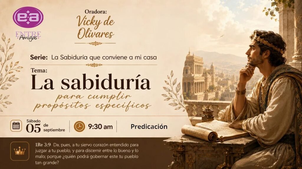 La sabiduría para cumplir propósitos específicos